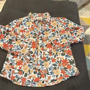 Seasalt Cornwall Floral Larissa Shirt US10
